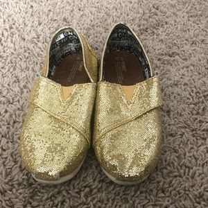 Toms Sequined Slip on for Girls